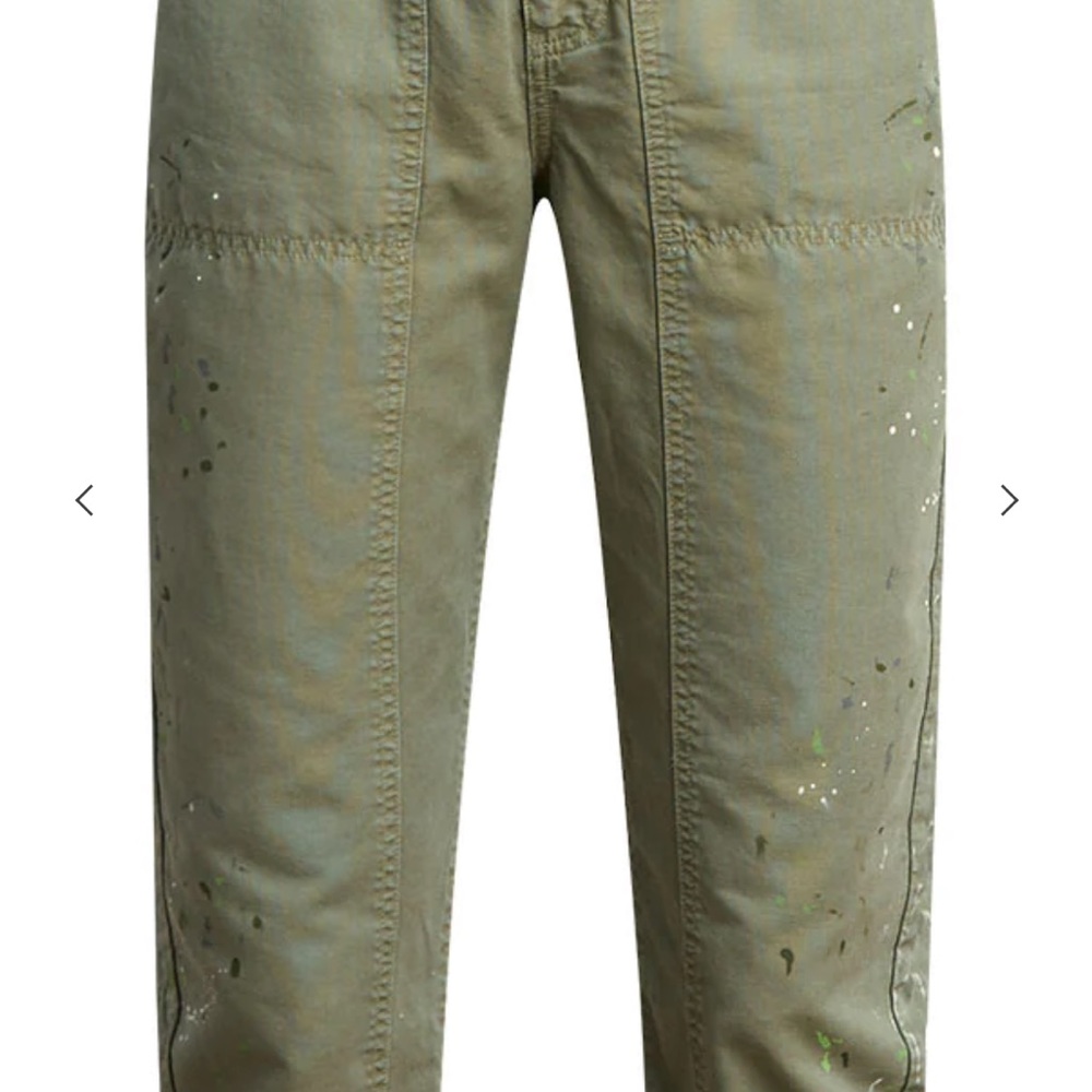 Veronica Beard Arya carpenter paint cargo pant 24